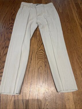 Vince Light Cream Women's Tailored Dress Pants